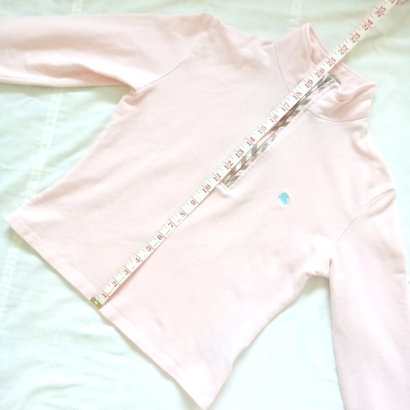 BURBERRY London Authentic Pink Zip Up Top - Picture 12 of 13